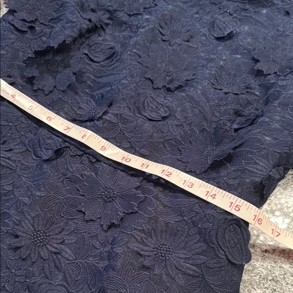 LNC- jcrew - size 10- floral appliqué cocktail dress - Picture 11 of 12